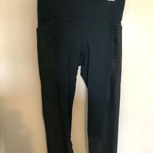Dark teal athleta Capri leggings